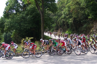 The 2009 race heading towards Torreglia